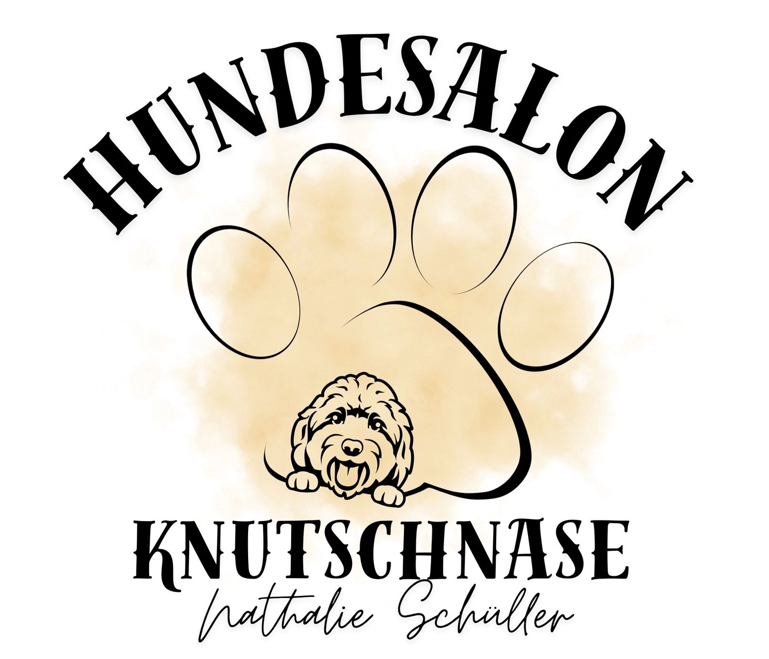 Logo Hundesalon Knutschnase — Fellpflege